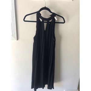 Black Cutout Neckline dress
